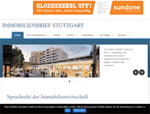 Tablet Screenshot of immobilienverlag-stuttgart.de